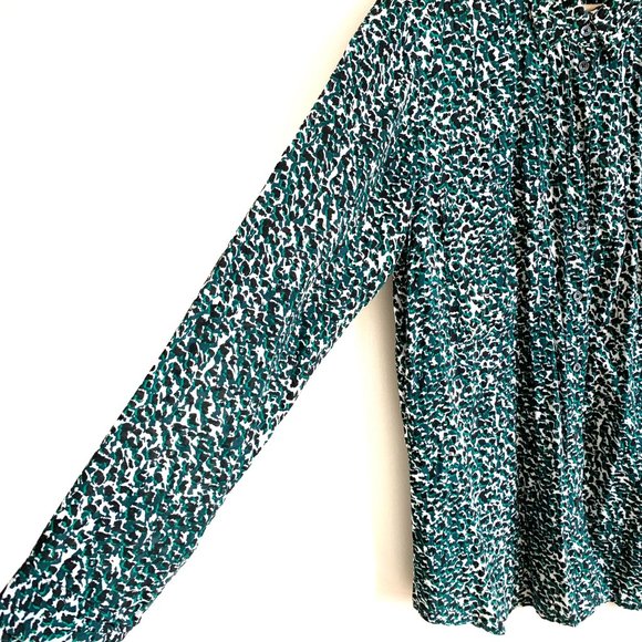 Aritzia | Babaton Pattern Button Up Blouse - Picture 7 of 10